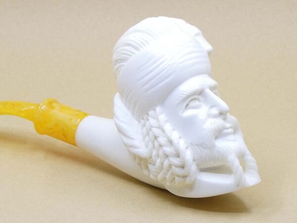 Pirate Meerschaum Pipe - Large Close Up