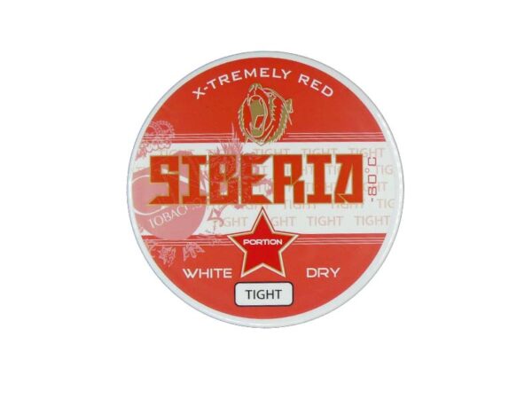 Siberia -80 Degrees X Tremely Red Tight White Dry Chew Bags