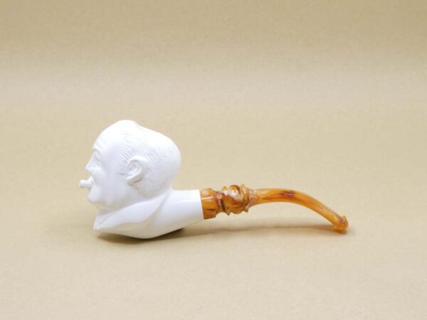 Winston Churchill Meerschaum Pipe - Medium