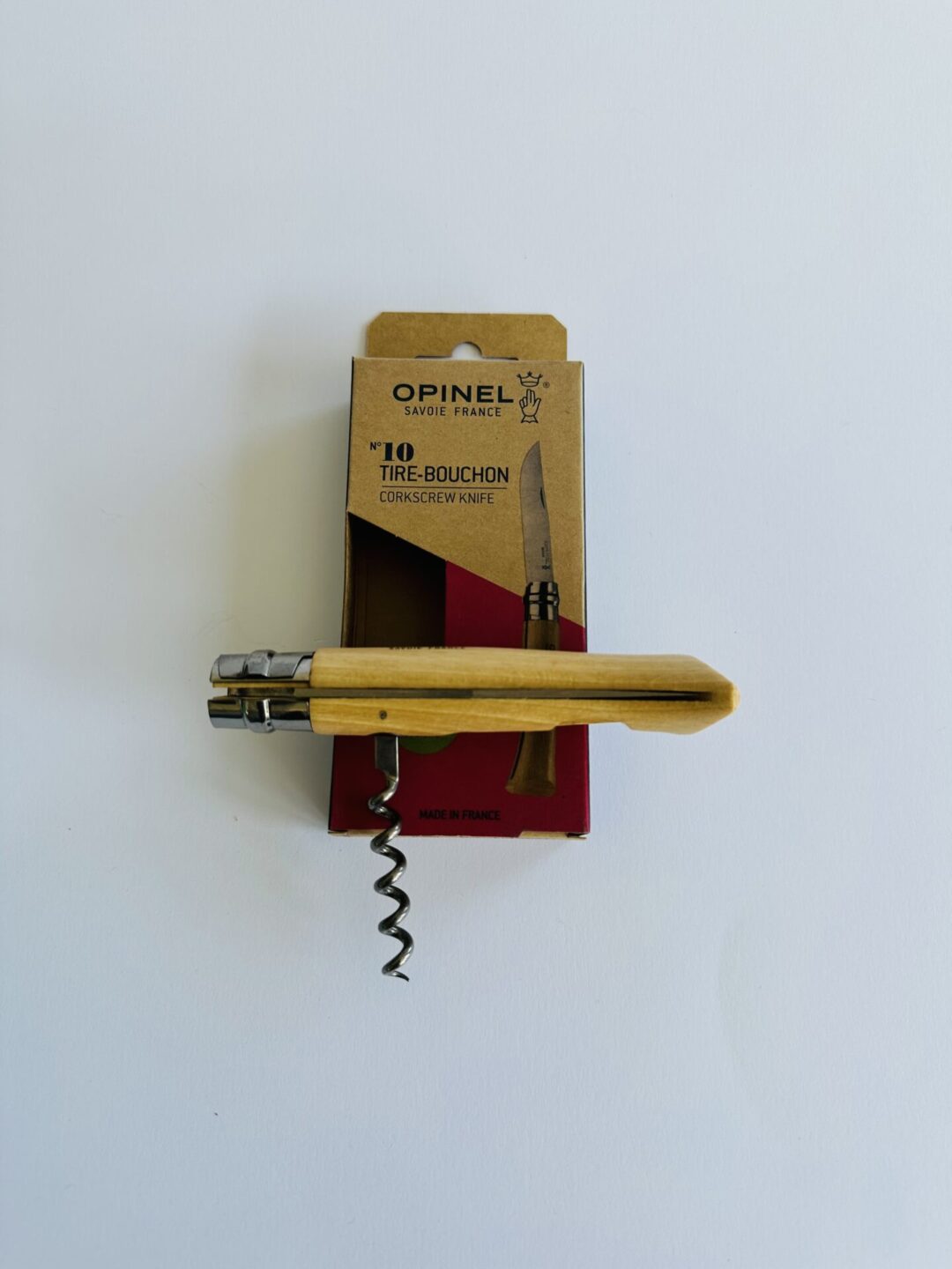 Opinel 10 Corkscrew Knife Johnny's Tobacconist