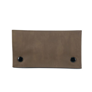Soft Faux Leather Tobacco Pouch - Brown