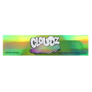 Cloudz Hemp King Size Rolling Papers + Rainbow Tips