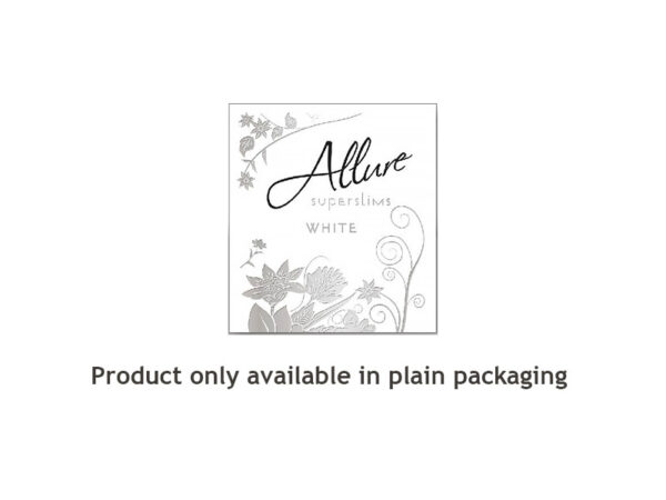 Alluvé White Superslims Cigarettes
