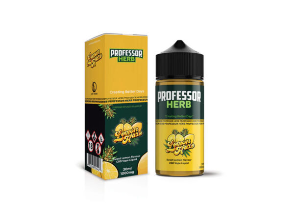 Lemon Haze CBD Vape Liquid - Professor Herb