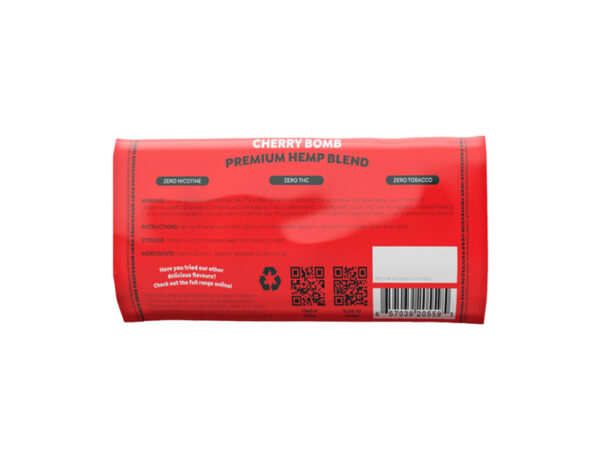 Professor Herb Cherry Bomb Premium Hemp Blend - Back