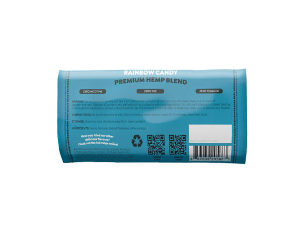 Professor Herb Rainbow Candy Premium Hemp Blend - Back