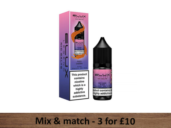 Fizzy Cherry Nic Salts - Elux Legend