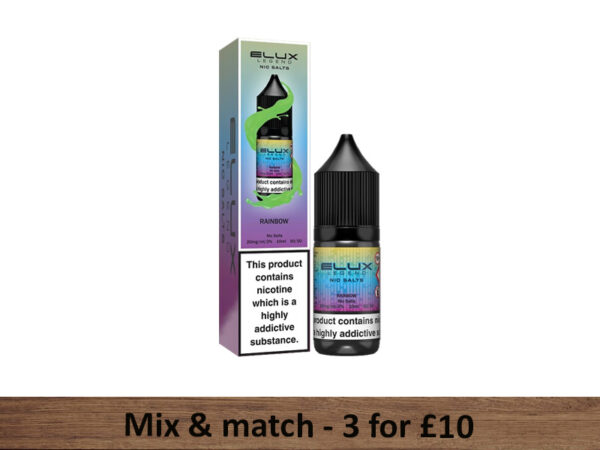 Rainbow Nic Salts - Elux Legend