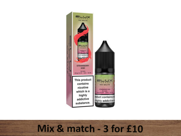 Strawberry Kiwi Nic Salts - Elux Legend