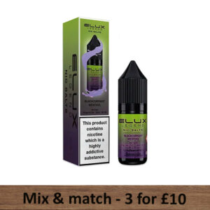 Blackcurrant Menthol Nic Salts - Elux Legend
