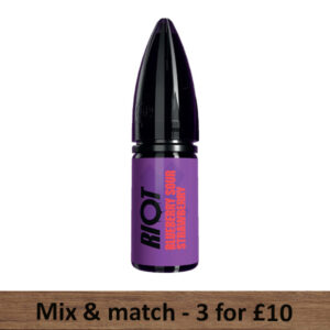 Blueberry Sour Strawberry Nic Salts - Riot X