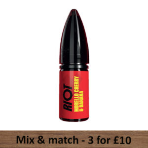 Morello Cherry & Banana Nic Salts - Riot X