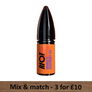 Orange & Raspberry Ice Nic Salts - Riot X