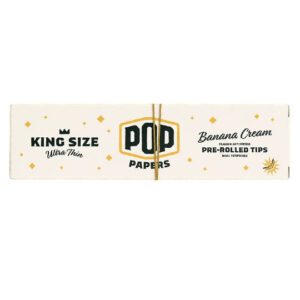 Pop Banana Cream Ultra Thin King Size Papers & Flavour Tips