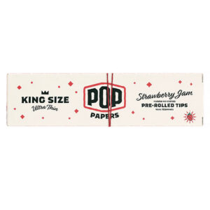 Pop Strawberry Jam Ultra Thin King Size Papers & Flavour Tips