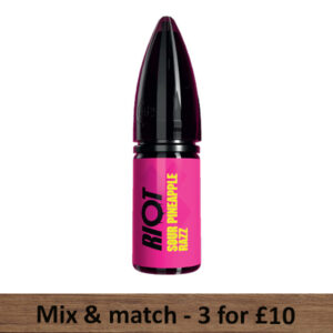 Sour Pineapple Razz Nic Salts - Riot X