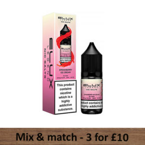 Strawberry Ice Cream Nic Salts - Elux Legend