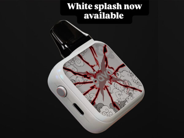 Allo Pava Horiz Ultra Smart Vape Starter Kit - White Splash