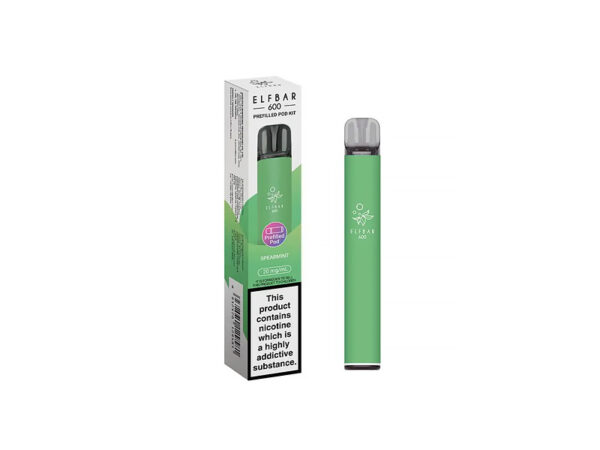 Elfbar 600 Prefilled Pod Kit - Spearmint