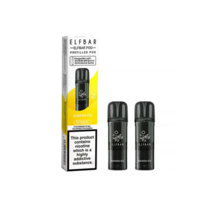 Elfbar 600 Prefilled Replacement Pods 2 Pack - Banana Ice