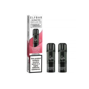 Elfbar 600 Prefilled Replacement Pods 2 Pack - Strawberry Raspberry Cherry Ice