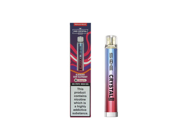 SKE Crystal Plus Prefilled Pod Kit - Blueberry Sour Raspberry