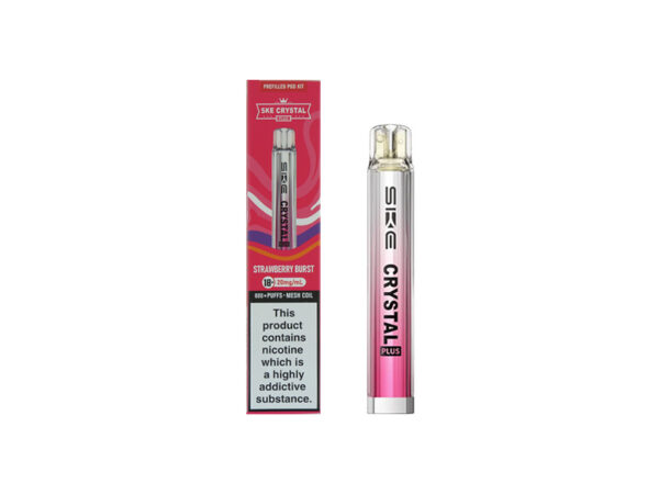 SKE Crystal Plus Prefilled Pod Kit - Strawberry Burst