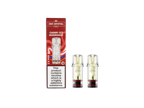 SKE Crystal Plus Prefilled Pods 2 Pack - Cherry Ice