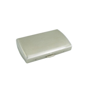 Brushed Chrome Handroll Cigarette Case