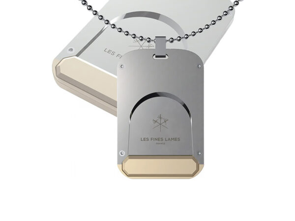 Les Fines Lames Le Tag Double Blade Cigar Cutter - Champagne