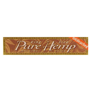 Pure Hemp Unbleached King Size Slim Rolling Papers