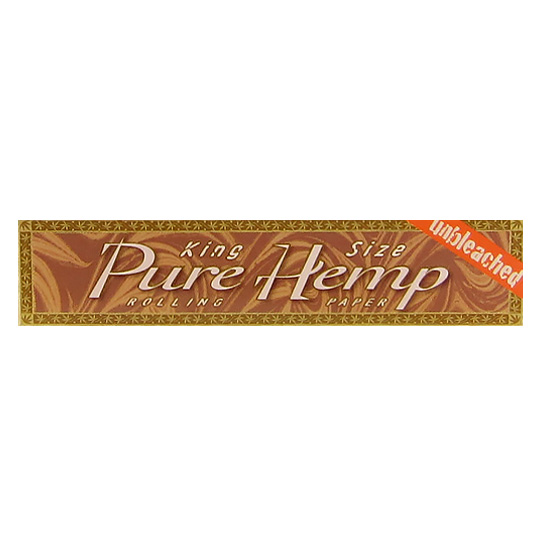Pure Hemp Unbleached King Size Slim Rolling Papers