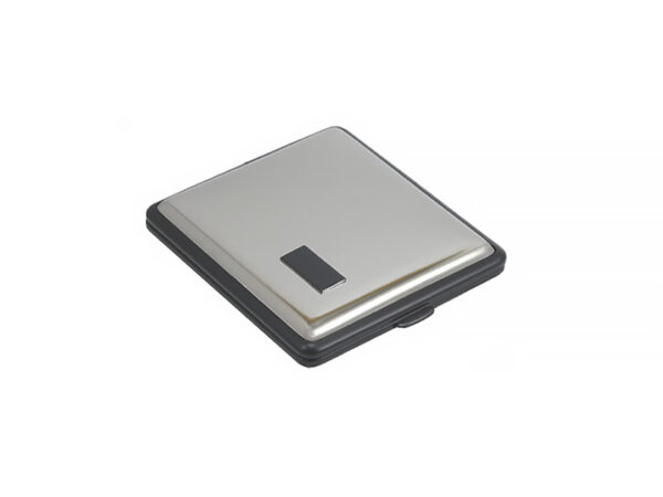VH Chrome & Black King Size Cigarette Case