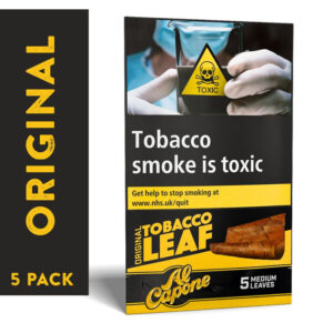 Al Capone Original Tobacco Leaf Wraps - Pack of 5