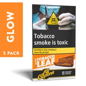 Al Capone Glow Tobacco Leaf Wraps - Pack of 5