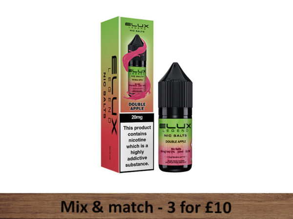 Double Apple Nic Salts - Elux Legend