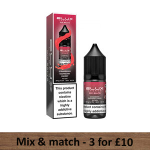 Strawberry Raspberry Cherry Nic Salts - Elux Legend