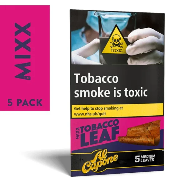 Al Capone Mixx Tobacco Leaf Wraps - Pack of 5