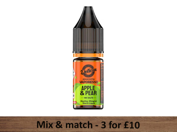 Apple & Pear Nic Salts - Deliciu Powered By Vaporesso