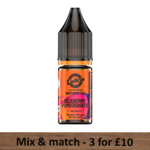 Blueberry Pomegranate Nic Salts - Deliciu Powered By Vaporesso