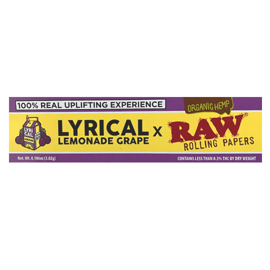 Raw Lyrical Lemonade Grape King Size Wide Rolling Papers