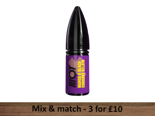 Mango & Blackcurrant Gelato Nic Salts - Riot X