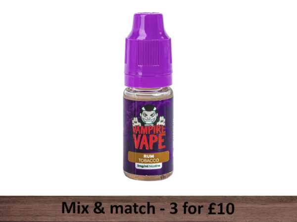 Rum Tobacco E-liquid - Vampire Vape