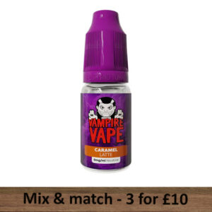 Caramel Latte E-liquid - Vampire Vape