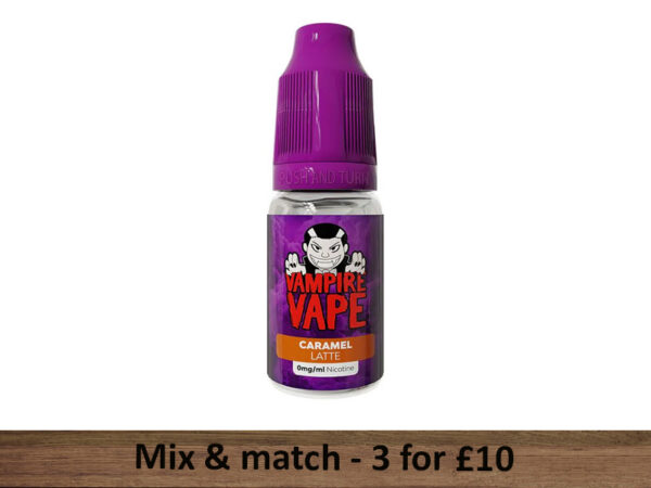 Caramel Latte E-liquid - Vampire Vape