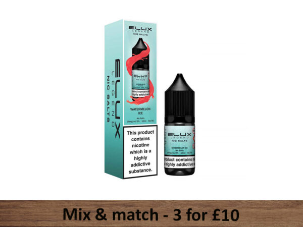 Watermelon Ice Nic Salts - Elux Legend