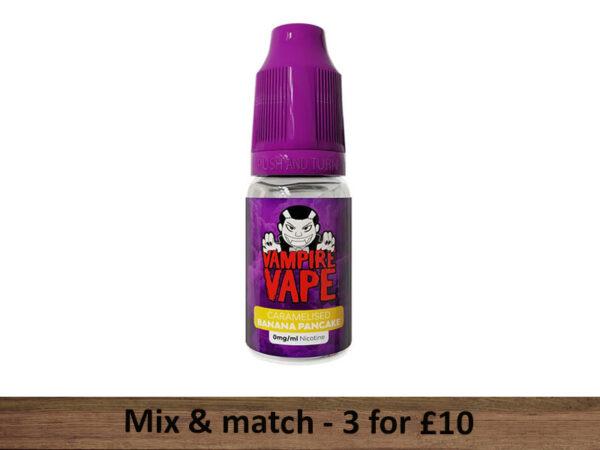 Caramelised Banana Pancake E-liquid - Vampire Vape