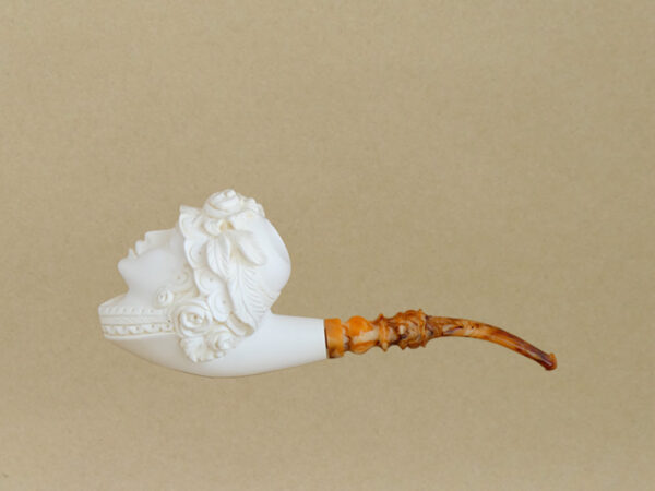Victorian Lady Meerschaum Pipe - XXL