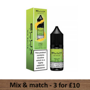 Lemon & Lime Nic Salts - Elux Legend