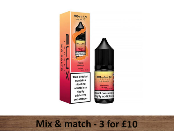 Triple Mango Nic Salts - Elux Legend